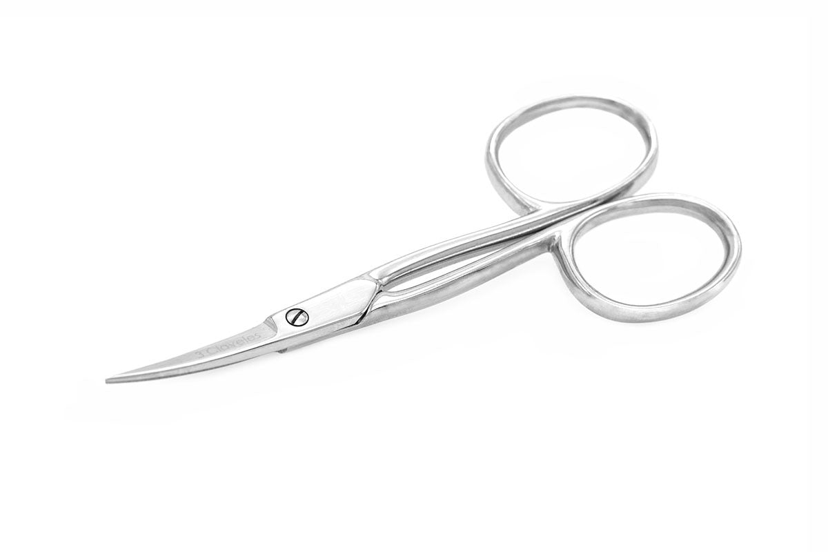 Tijera Bordar Curva 3 claveles - Ribes y Casals