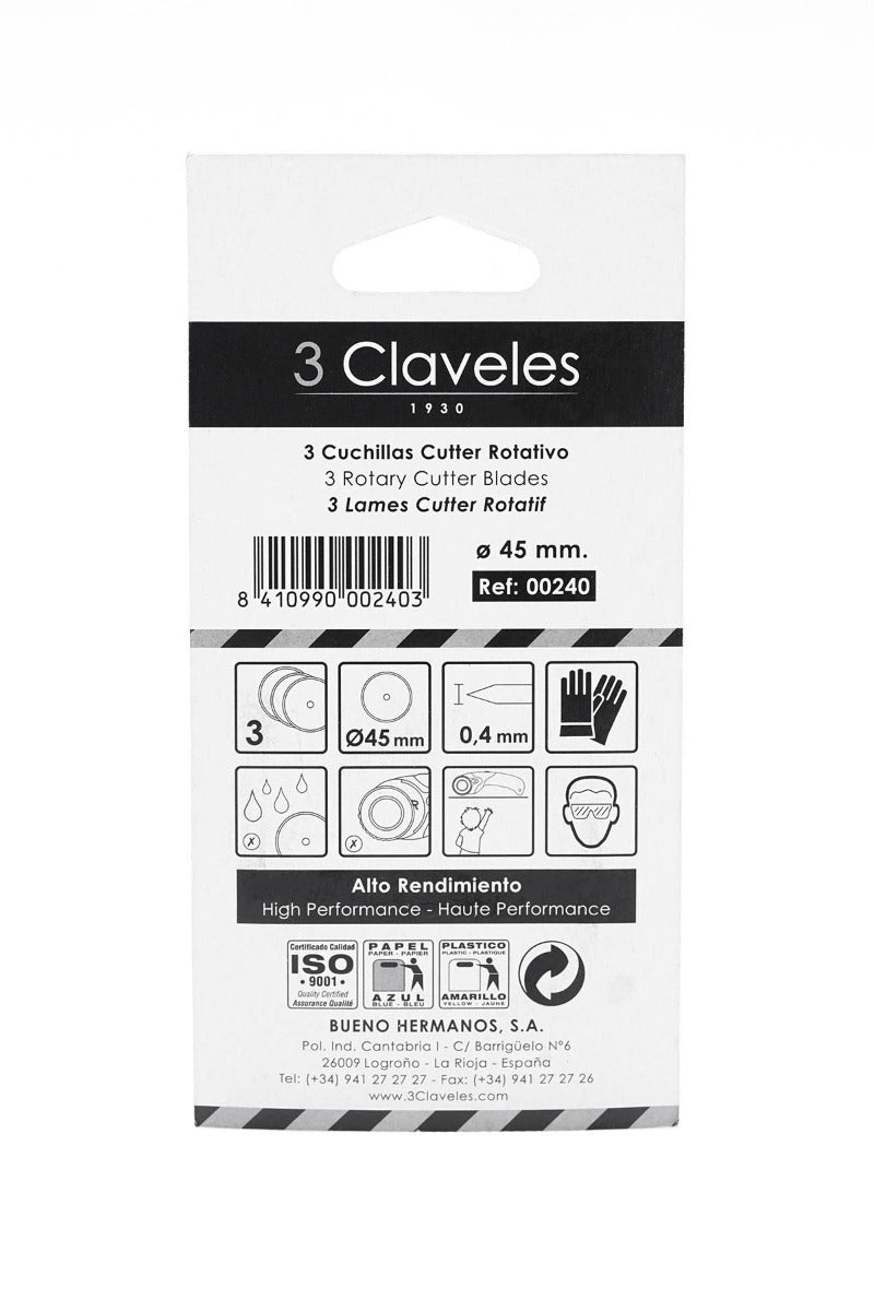 Multipurpose Cutter Blades 45mm - Ribes y Casals