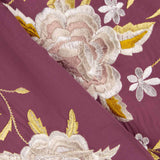 Tencel Embroidered Shawl Light Burgundy - Ribes y Casals
