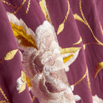 Tencel Embroidered Shawl Light Burgundy - Ribes y Casals