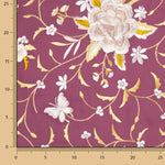 Tencel Embroidered Shawl Light Burgundy - Ribes y Casals