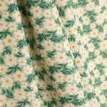 Printed Cotton Percale – Green y Yellow Florals - Ribes y Casals