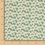 Printed Cotton Percale – Green y Yellow Florals - Ribes y Casals