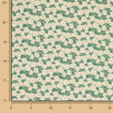 Printed Cotton Percale – Green y Yellow Florals - Ribes y Casals