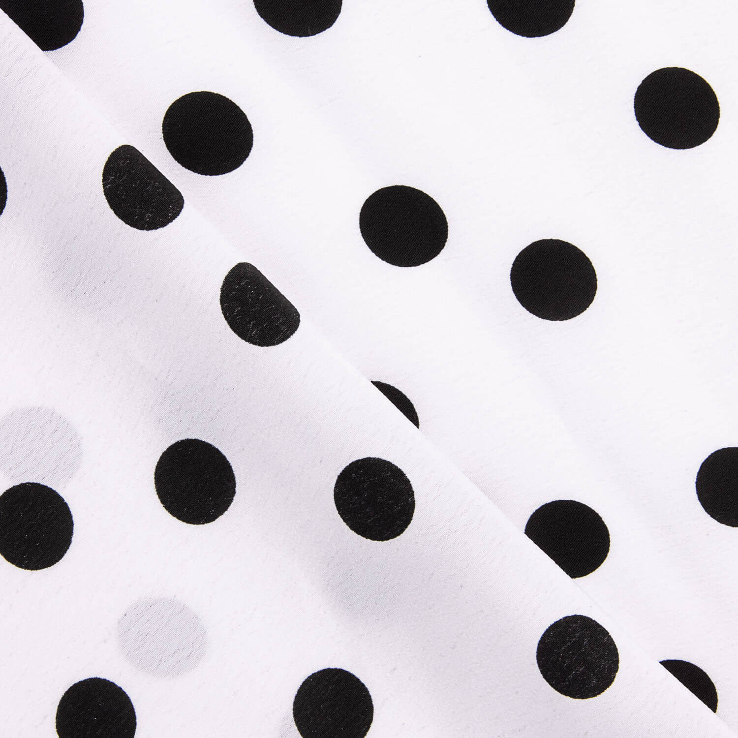 Koshibo Polka Dots 15mm White-Black - Ribes y Casals