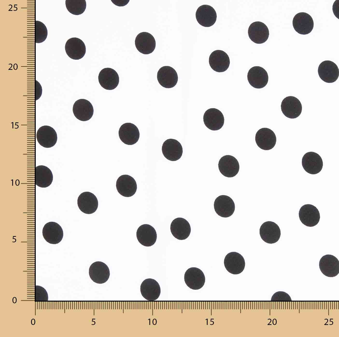 Koshibo Polka Dots 15mm White-Black - Ribes y Casals