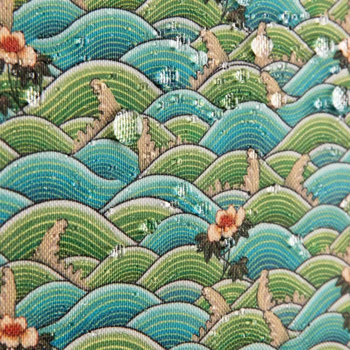 Water-Repellent Zen Garden Coated Fabric - Ribes y Casals