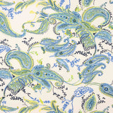 Aqua Boho Paisley Viscose - Ribes y Casals