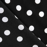 Koshibo Polka Dots 15mm Black-White - Ribes y Casals