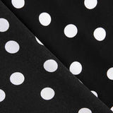 Koshibo Polka Dots 15mm Black-White - Ribes y Casals