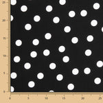 Koshibo Polka Dots 15mm Black-White - Ribes y Casals