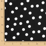Koshibo Polka Dots 15mm Black-White - Ribes y Casals