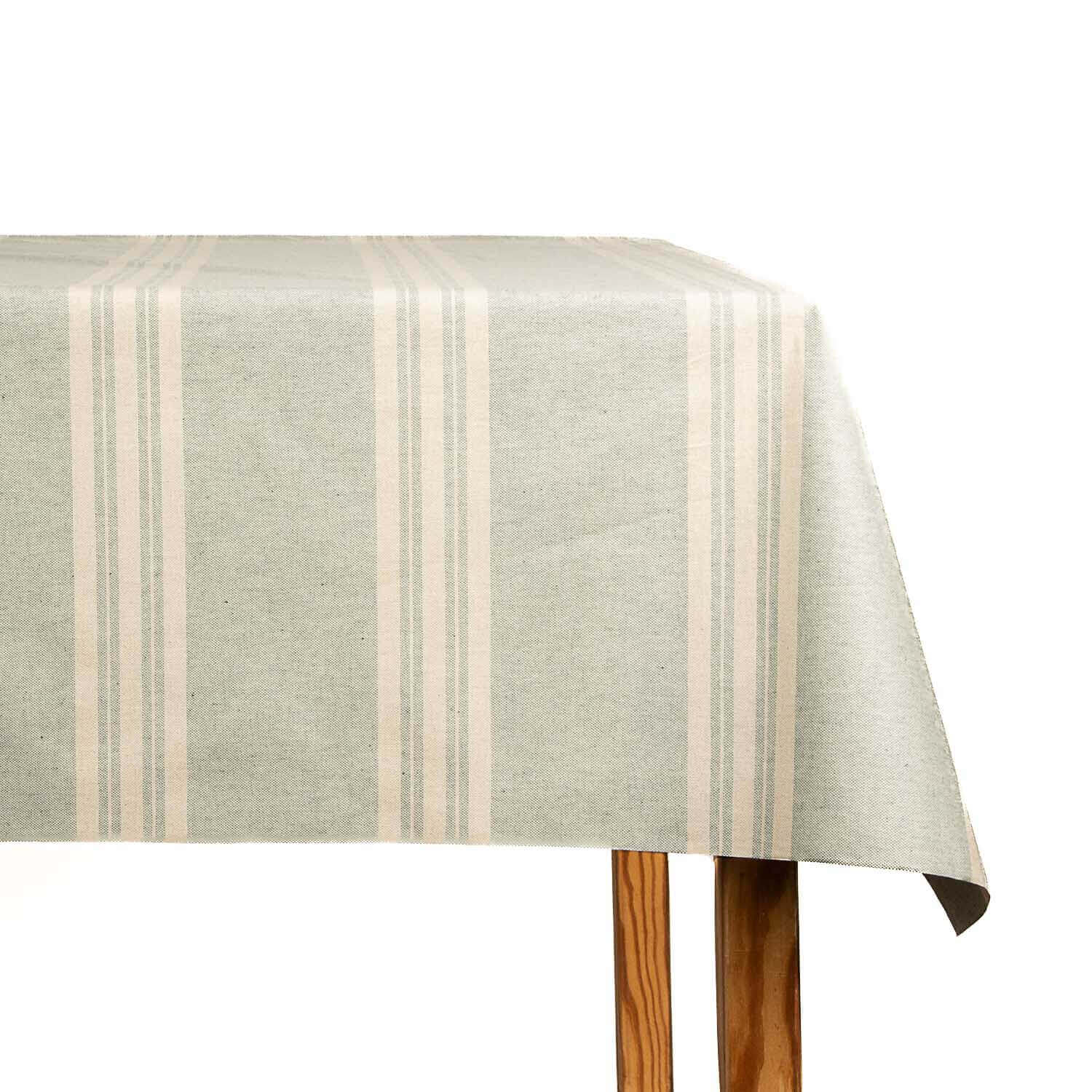 Teflon-coated cotton Cuban sack grain aquamarine - Ribes y Casals