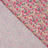 Vintage Pink Mini Floral Lightweight Crêpe - Ribes y Casals