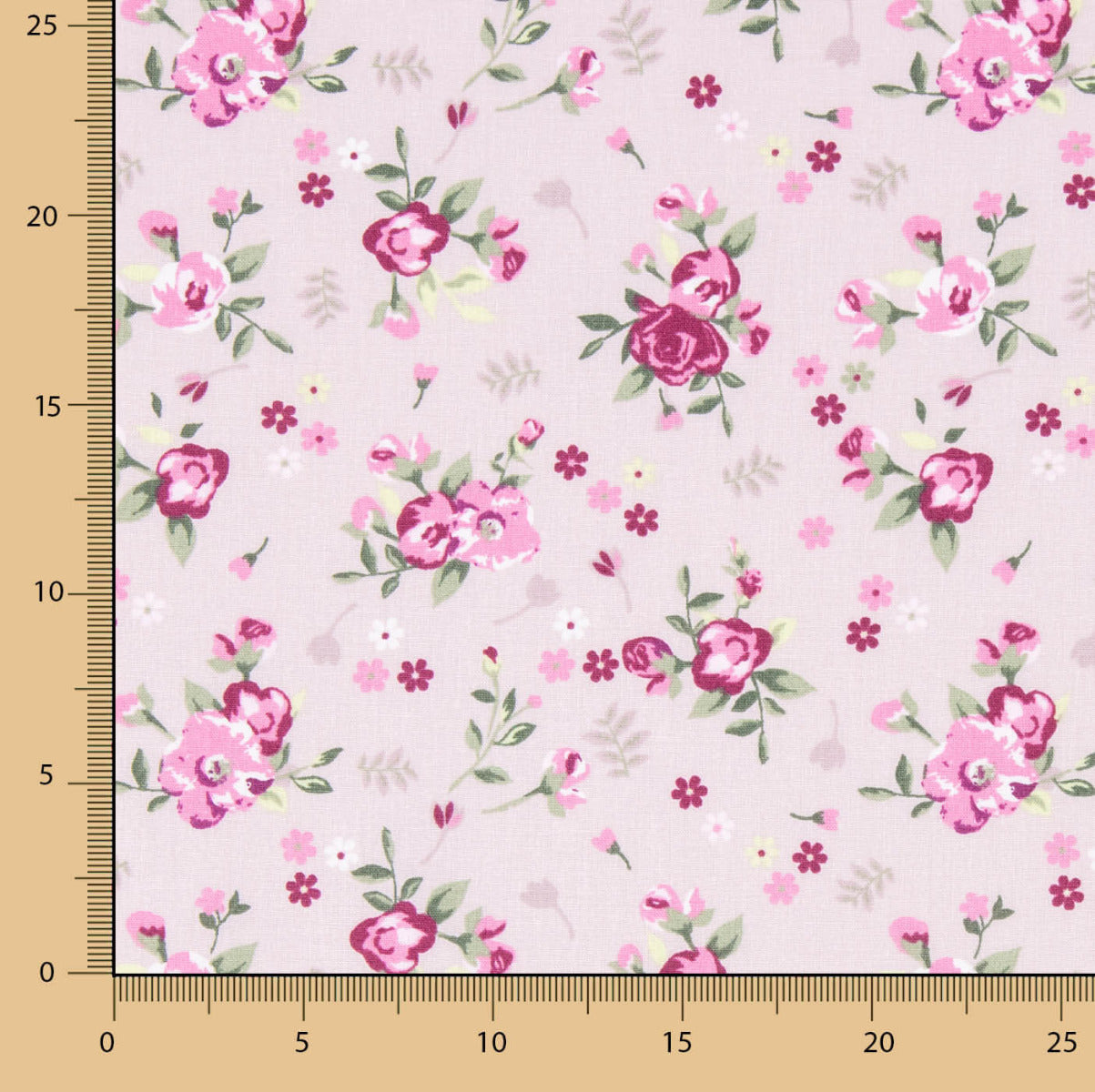 Cotton Poplin Flowers Margot Pink - Ribes y Casals