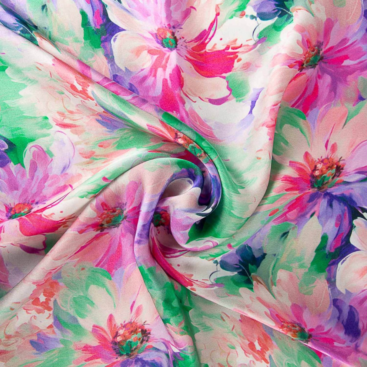 Printed Silk Satin Kapolei - Ribes y Casals