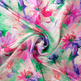 Printed Silk Satin Kapolei - Ribes y Casals