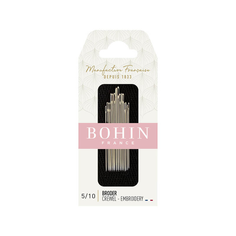 BOHIN Embroidery Needles N.5/10 - Ribes y Casals