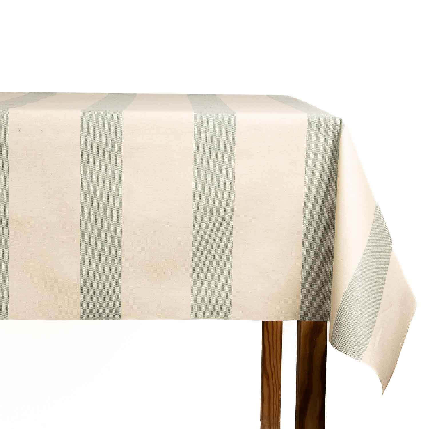 Teflon-coated cotton French sack grain aquamarine - Ribes y Casals