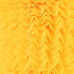 Cinta Plisada Garrucha 6 cm Amarillo Intenso - Ribes y Casals