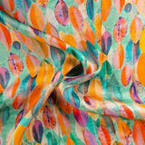 Printed Silk Satin Koloa - Ribes y Casals