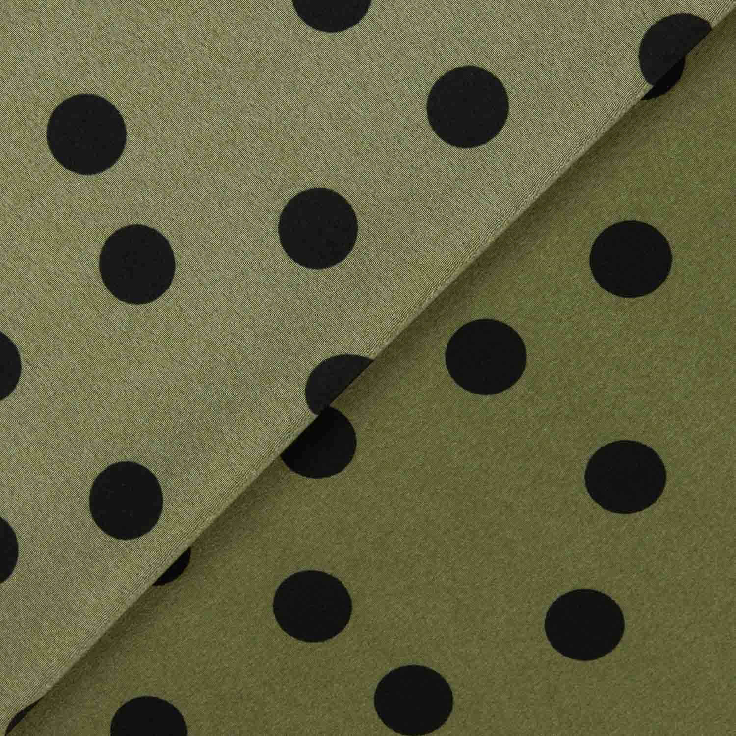 Koshibo Polka Dots 17mm Delavé Khaki - Ribes y Casals