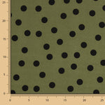 Koshibo Polka Dots 17mm Delavé Khaki - Ribes y Casals