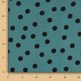 Koshibo Polka Dots 7mm Delavé Petrol - Ribes y Casals