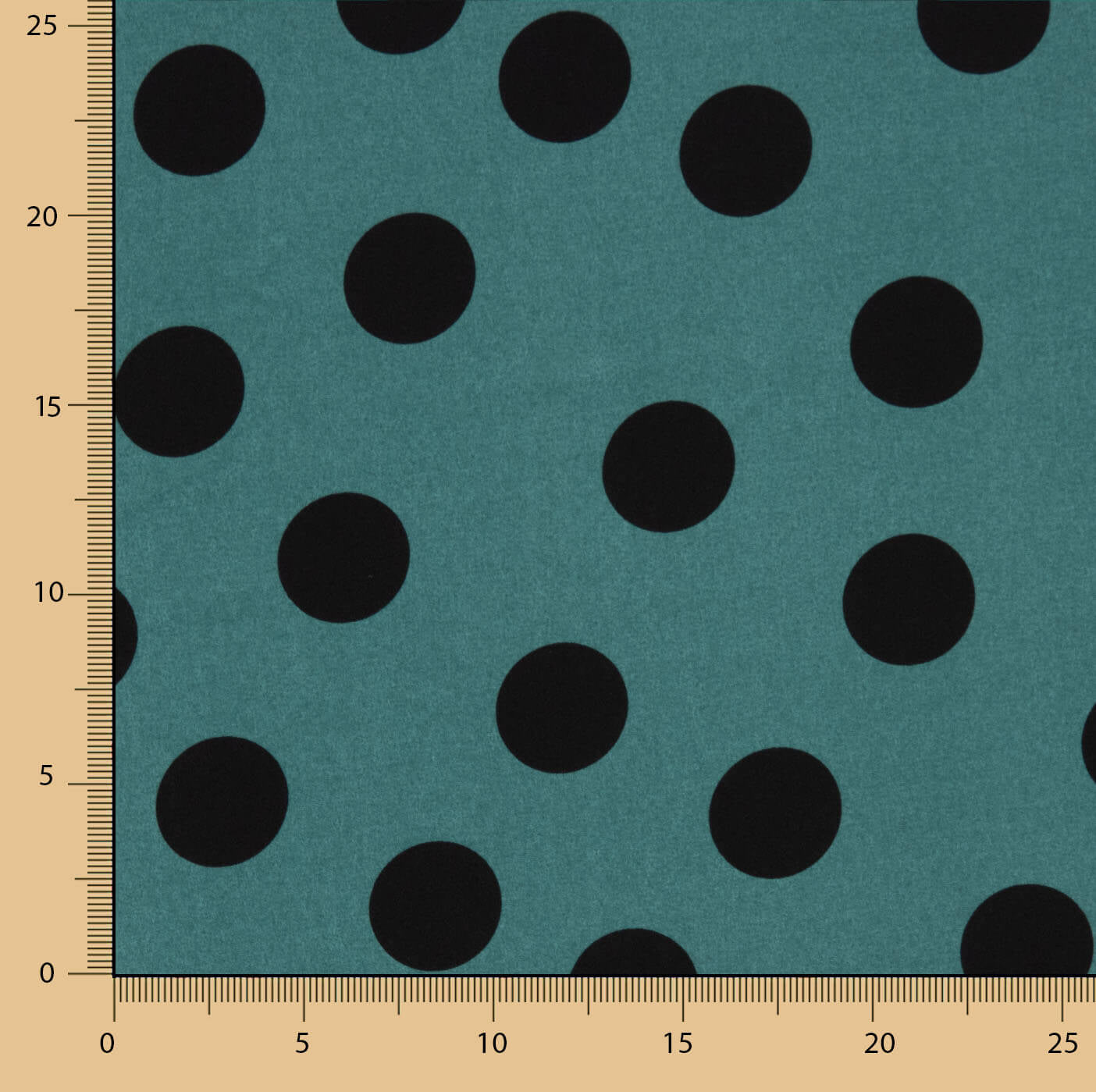 Koshibo Polka Dots 33mm Delavé Petrol - Ribes y Casals