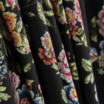 Koshibo Black Printed Shawl - Ribes y Casals