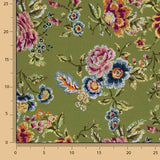 Koshibo Olive Print Shawl - Ribes y Casals