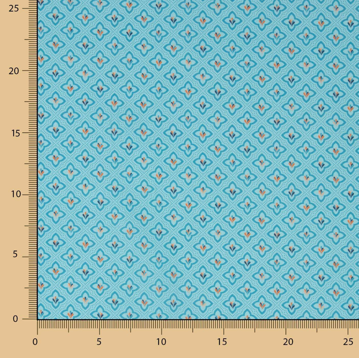 Cotton Poplin Rania Blue - Ribes y Casals