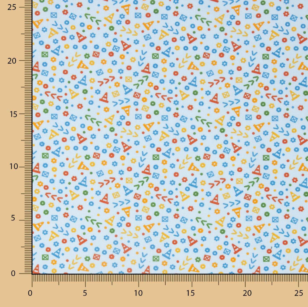 Grama Celeste Cotton Poplin - Ribes y Casals