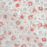 Floral Coral Sketch Cotton Poplin - Ribes y Casals