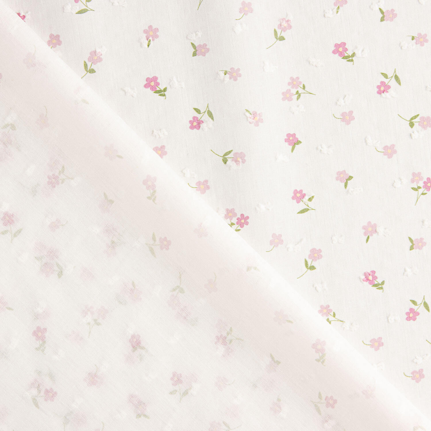 Pink Mini Floral Cotton Poplin - Ribes y Casals