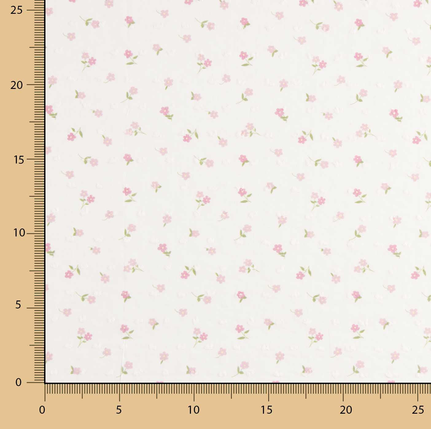 Pink Mini Floral Cotton Poplin - Ribes y Casals