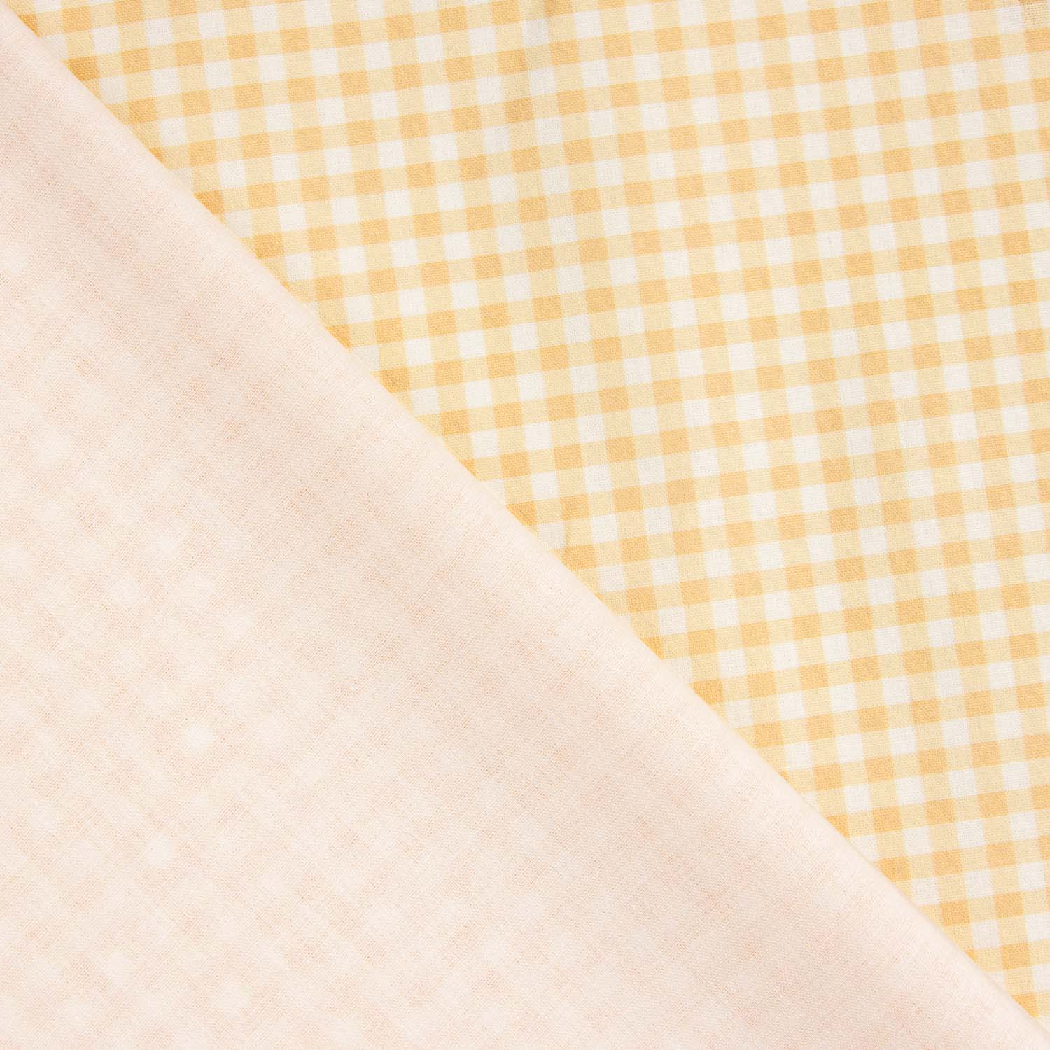 Yellow Mini Vichy Cotton Poplin - Ribes y Casals