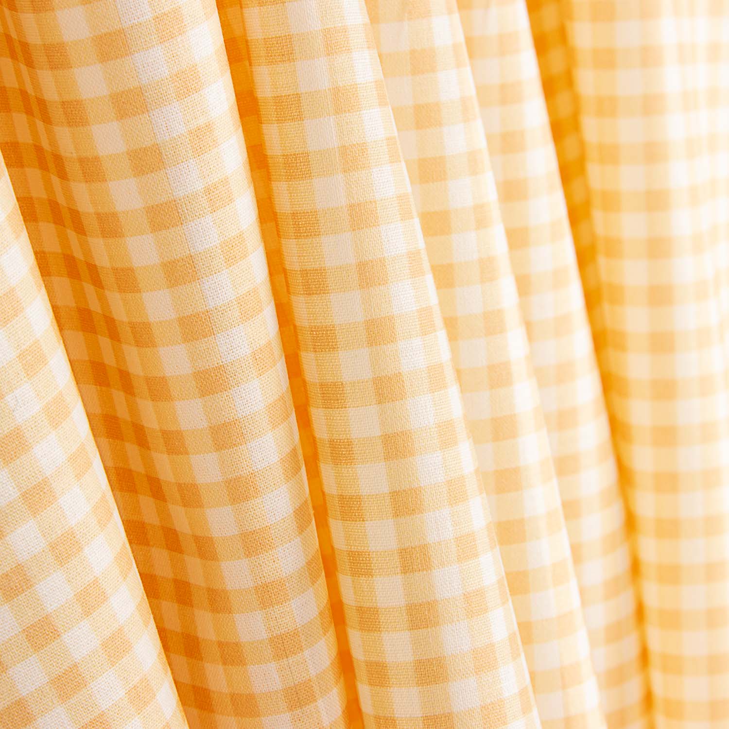 Yellow Mini Vichy Cotton Poplin - Ribes y Casals