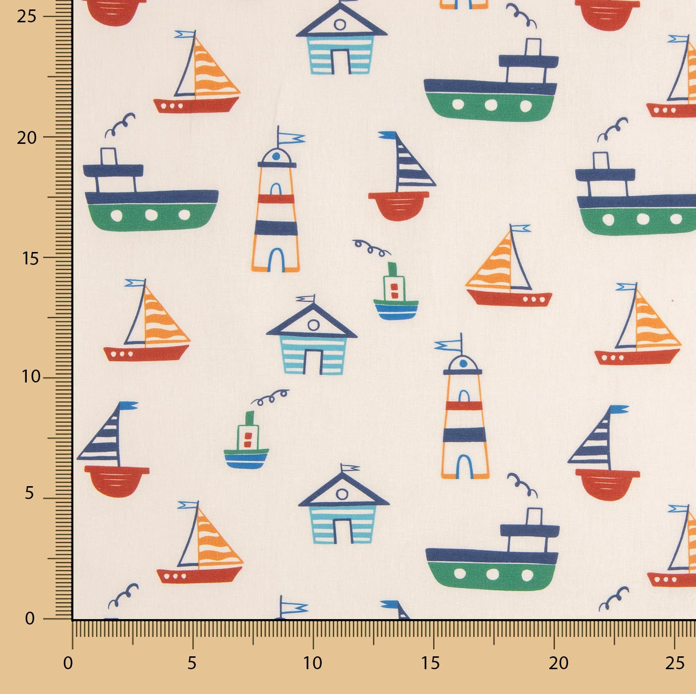 Children's Sailor Cotton Poplin - Ribes y Casals