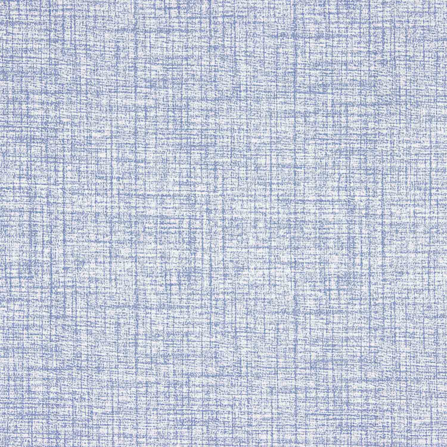 Blue Linen Effect Cotton Poplin - Ribes y Casals