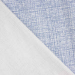 Blue Linen Effect Cotton Poplin - Ribes y Casals