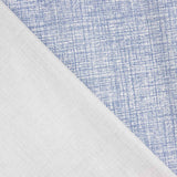 Blue Linen Effect Cotton Poplin - Ribes y Casals
