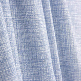 Blue Linen Effect Cotton Poplin - Ribes y Casals