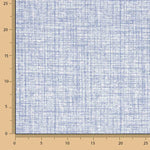 Blue Linen Effect Cotton Poplin - Ribes y Casals