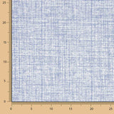 Blue Linen Effect Cotton Poplin - Ribes y Casals
