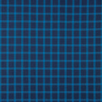 Blue Plaid Cotton Flannel Fabric - Ribes y Casals
