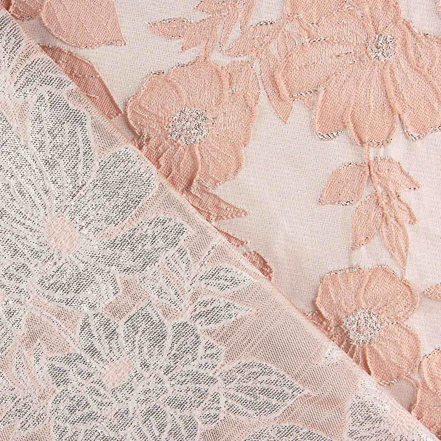Dusty Pink Floral Brocade - Ribes y Casals