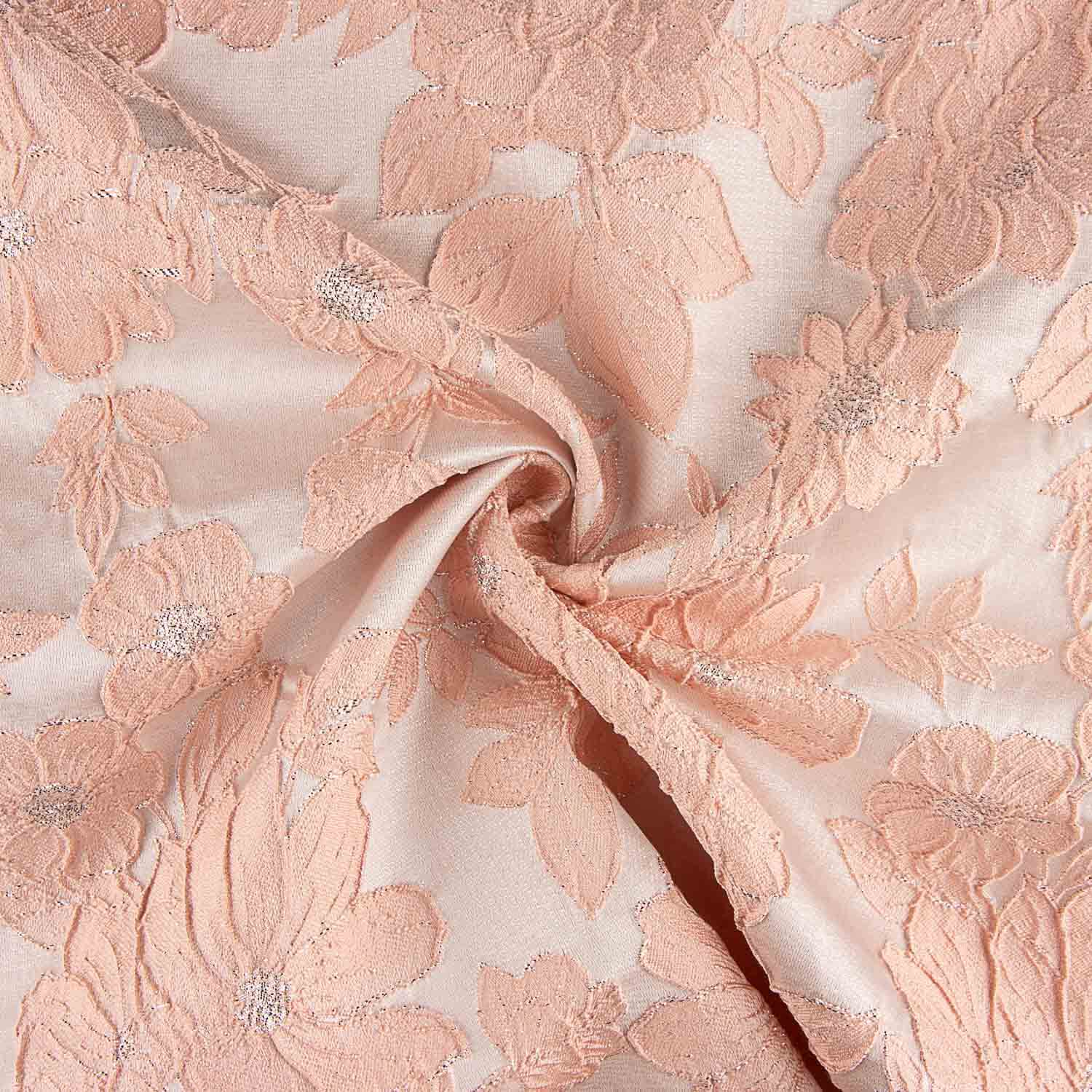 Dusty Pink Floral Brocade - Ribes y Casals