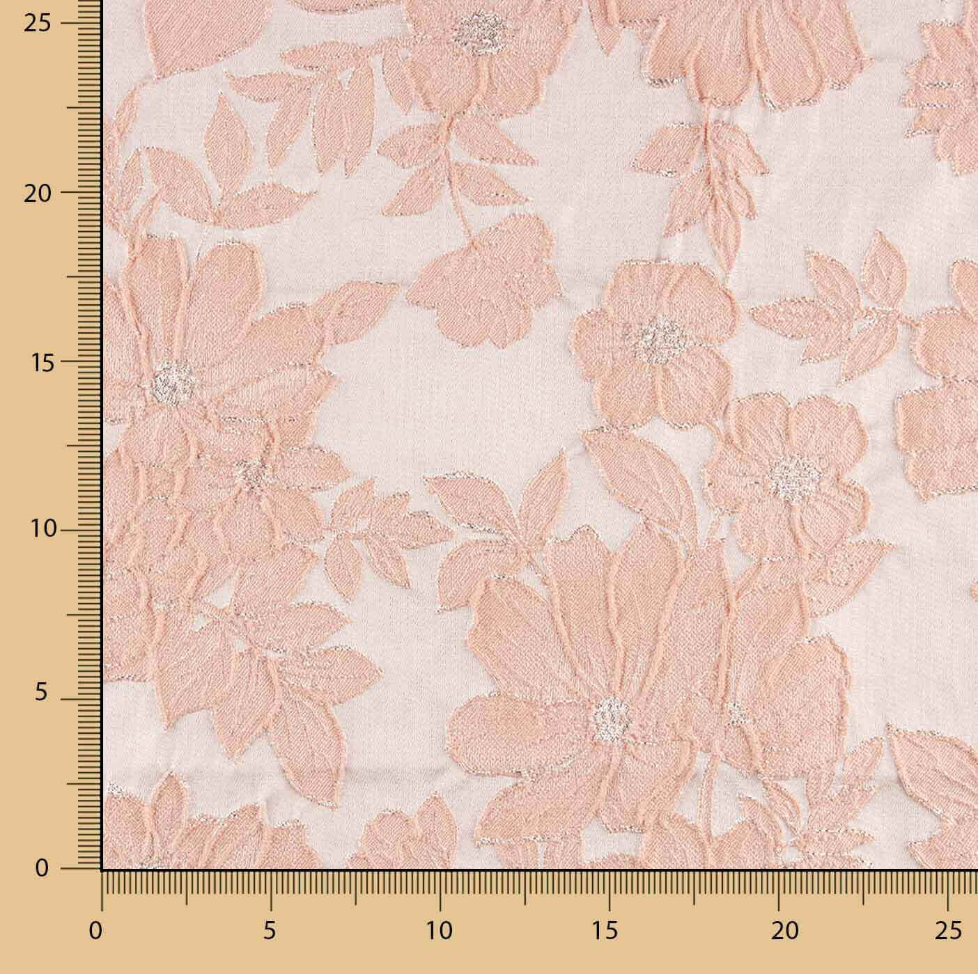 Dusty Pink Floral Brocade - Ribes y Casals