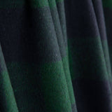 Green and Navy Checked Mouflon - Ribes y Casals